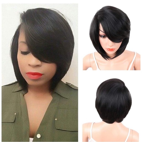 ✨BLACK FULL CAP BOB WIG✨ *NEW* main image 9